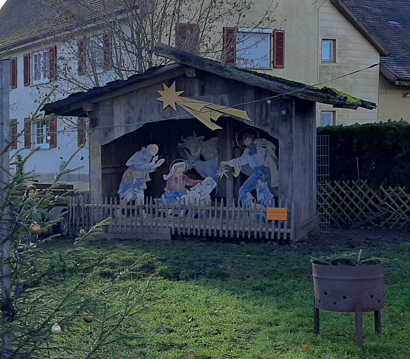 Essensausgabe am Backhäusle