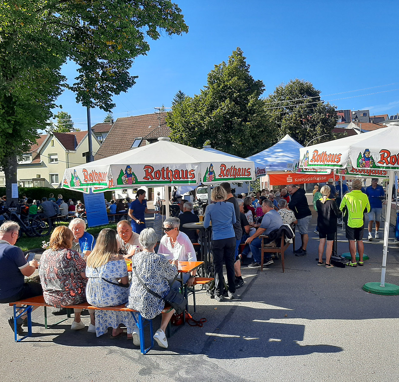 Backhausfest im Außenbereich