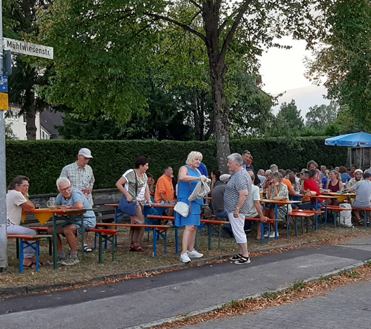 Backhausfest im Außenbereich